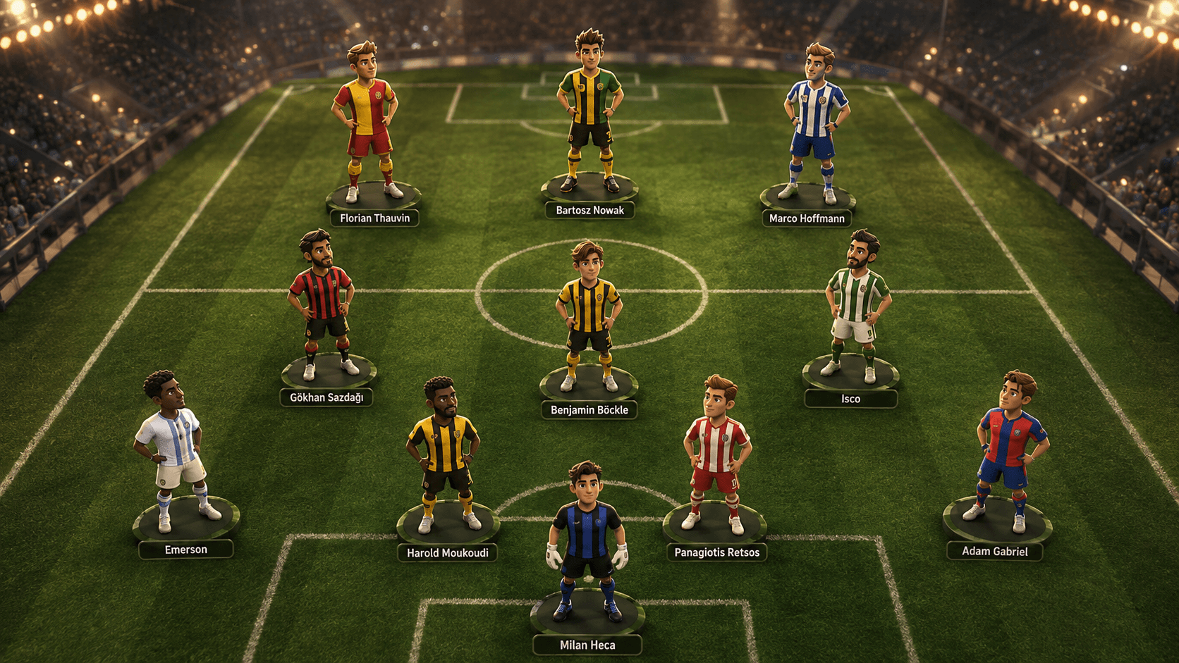 Moukoudi scores 33 points in a Team of the Week without the Premier League or the German Bundesliga