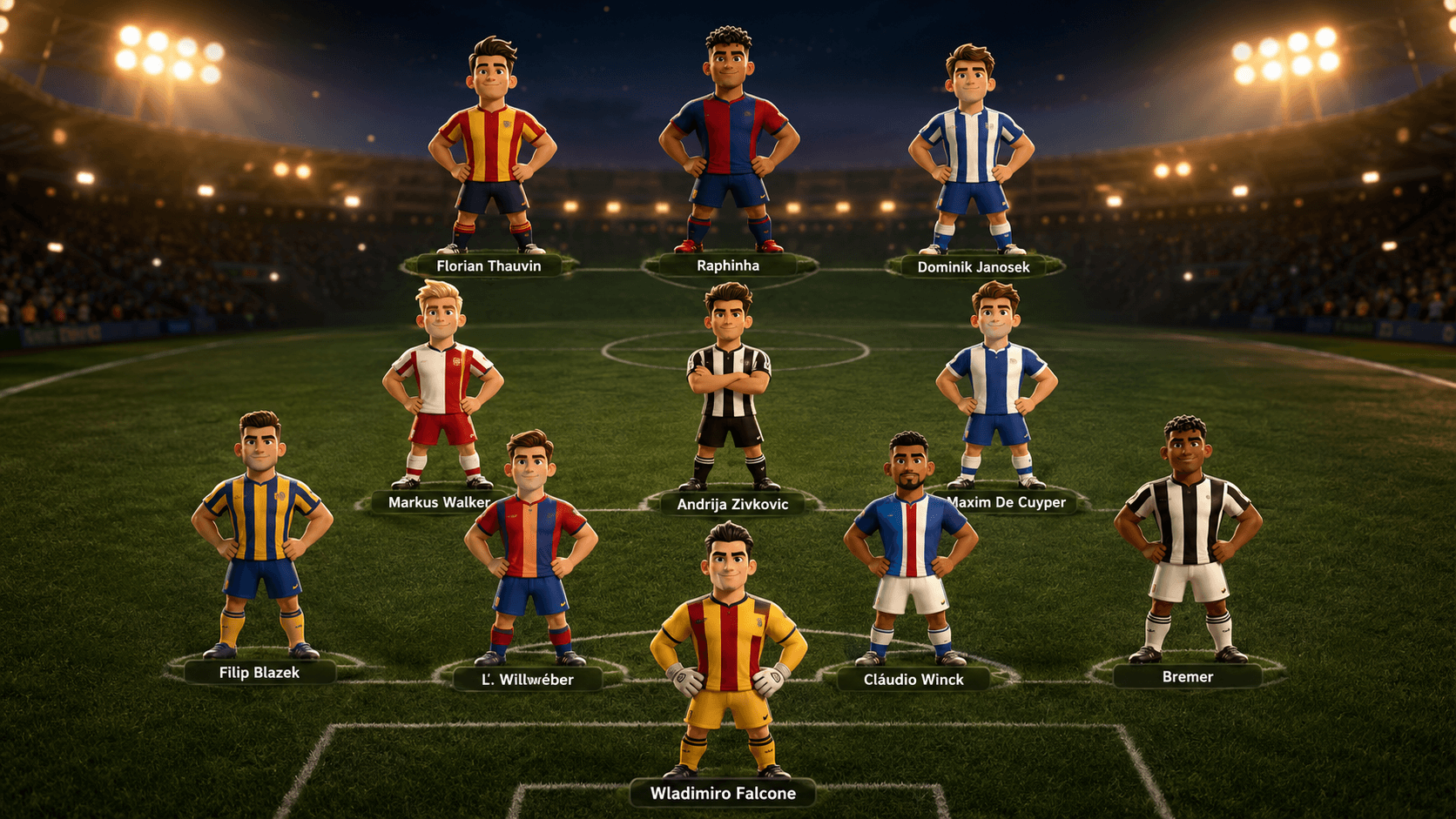 Het Elftal van de Week komt deze keer uit negen verschillende competities